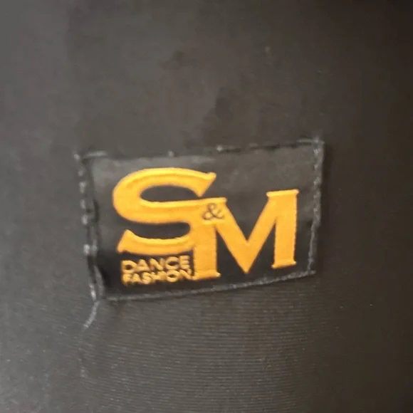 Ballroom Smooth one shoulder practice dance dress black - Picture 13 of 14